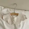 Toalha de Saliva para Bebê Algodão Puro Waffle Coreano Absorvente Babador Grosso Outono e Inverno para Bebê Babador Pétala Macio
