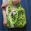 Hilo Islandés Ins Hilo Retorcido Algodón Bolsa de Tejer Cojín Manta DIY Cama para Gato Mediano-Grueso Crochet Bufanda Tejida a Mano Tejido a Mano