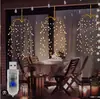 Novos pisca-piscas solares de estrela explodindo com fio de cobre para iluminação de jardim e pátio, luzes de atmosfera festiva, luzes de Natal