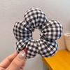 Anillo para el pelo de pétalo de resorte de dopamina para niños, cuerda para el pelo de flor azul denim, cuerda para la cabeza tridimensional para bebé, tocado, accesorios para el pelo