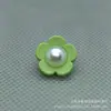 Estilo coreano ins botão de girassol roupas infantis cor botão de pérola plástico acessórios diy sapatos e chapéus infantis material