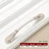Puxador Branco Marfim Estilo Europeu Puxador de Porta de Guarda-Roupa Moderno Minimalista Gaveta Porta de Armário Ferragem Flor Rosa Puxador Pequeno