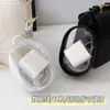 Cable de Datos Cargador Carga Almacenamiento Transparente Enrollado Portátil Viaje Caja de Almacenamiento Bolsa Organizadora para Teléfono Móvil