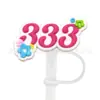 Novos acessórios para namoradas Tubo de sucção Manga Tampa de sucção Silicone Plugue de poeira Bonito Anime Party Straw Decoration Produtos transfronteiriços