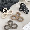 Temperamento fosco 8-word Grab Clip High-end Sense Hairpin Shark Clip Half-tie Hairpin Back of Head Hair Clip Headwear