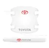 Protector Universal de Manija de Puerta de Coche, Tira Protectora Transparente Invisible, Tira Anticolisión Adhesiva para Borde de Manija de Puerta, Pegatina Antiarañazos