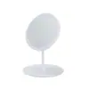 Espelho de Maquiagem LED com Luz, Espelho Pequeno com Luz de Preenchimento Trendy para Desktop Feminino, Estilo Ins para Quarto de Dormitório, Espelho de Penteado Portátil Pequeno para Desktop
