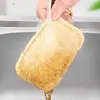 Cepillo para lavar platos y fregar ollas de lufa, esponja natural de lufa, cepillo de limpieza de esponja espesa para el hogar, duradero, antiadherente al aceite