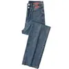 Jeans Vintage para Mujer Rectos de Cintura Alta Sueltos Verano 2024 Nuevos para Cuerpo Pera talla grande Pantalones de Pierna Ancha Adelgazantes