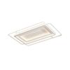 Lámpara LED cuadrada geométrica de espectro completo inteligente para protección ocular contra luz azul, simple, elegante, moderna, decoración del hogar, lámpara de techo