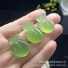 Pingente Bolsa de Dinheiro de Ágata Natural Escultura de Calcedônia para Gerações de Homens e Mulheres Ricos Pingente Corrente de Suéter Pingente de Jade Atacado
