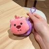 Nuevo monedero de peluche para niños, monedero con cremallera y diseño de muñeco de dibujos animados, mini bolso portátil para auriculares.