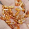 Contas Tubulares Retas de Ágata Flor Vermelha, Acessórios para Joias em Calcedônia Tipo Gelo em Formato de Coração Estrela de Cinco Pontas, Contas de Jade