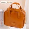 Bolsa Cosmética Big Belly Shell, de Aparência Sofisticada, Grande Capacidade, Portátil e Fofa, Bolsa Cosmética para Maquiagem, Bolsa de Higiene Pessoal para Viagem