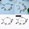 Pulseras de Navidad al por mayor Moda Europea y Americana Tendencia Papá Noel Copo de Nieve Campana Metal Estilo Frío Pulseras Festivas
