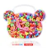 Brinquedos de Contas para Meninas Infantis Transfronteiriços Kit de Material Artesanal DIY Pulseira Colar Caixa de Presente com Contas Atacado