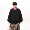 Moletom Americano com Meio Zíper para Homens e Mulheres, Nova Tendência Primavera e Outono 2026 Marca, Modelo Solto Casual Moda Jovem Jaqueta com Gola Alta