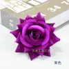 Flor de Rosa de Terciopelo de Tamaño Mediano para Hacer Pasadores para Ropa Tradicional China, Kit de Materiales para Caja de Flores, Rosa Artificial de Terciopelo