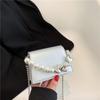Bolsa Pequena Portátil de Corrente Feminina 2022 Outono e Inverno Nova Moda Bolsa Quadrada Pequena de Ombro Sofisticada Bolsa Transversal Estilo Ocidental