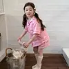 Ropa de casa para bebé Aimo Beibei de calidad, gasa transpirable, cómoda, con dibujos animados lindos, para aire acondicionado, pijamas