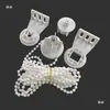 Accesorios para cortinas soporte pequeño de cabeza de hierro persiana enrollable cuenta de plástico para tirar estilo antiguo cuerda de tracción manual cadena de elevación cabeza de juego completo
