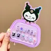 Uñas para Año Nuevo Infantil Pegatinas de Uñas para Nochevieja de Niñas Pegatinas de Uñas Sanrio Arte de Uñas Pegatinas para Dedos Kuromi Lindas para Nochevieja