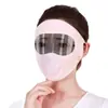 Mascarilla de Protección Solar Facial Completa Nueva de Verano para Mujer, Gafas Finas de Cinta de Hielo Anti-UV, Parasol y Mascarilla Transpirable
