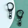 Llavero de aleación de zinc con hebilla en forma de D, con 8 palabras en color caramelo, con hebilla en forma de C, accesorio de joyería para hacer tú mismo