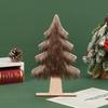 Decoraciones Navideñas Adornos de Árbol de Navidad de Madera Decoraciones de Mesa con Forma de Árbol de Navidad Estilo Americano Decoración de Ambiente para Ventanas Escolares