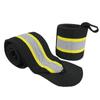 Pulseira de Fitness Bandagem de Nylon Listrada Protetor de Punho Levantamento de Peso Haltere Pulseira de Fitness Anti-Torção Envolvimento Cinto de Compressão