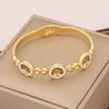 2023 nueva joyería goteo de aceite pulsera vintage pulsera de acero inoxidable de lujo ligero elegante pulsera con forma de serpiente B446