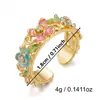 Pulseira Transfronteiriça Série Jardim Esmalte Vazado Pulseira Banhada a Ouro Joias Joias Femininas Fabricante Atacado Pulseira Banhada a Ouro