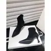 Colección nueva 2025 europea y americana: botines sexys de gamuza con punta y estampado de leopardo, botas de corte ajustado, botas de moda de tacón alto para mujer