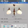 Lámpara de araña vintage estilo francés para sala de estar, madera maciza retro, lámpara de alta gama para comedor y dormitorio, nuevo modelo 2025 luz principal para el recibidor