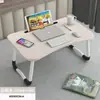 Escritorio de Computadora para Cama Mesa Pequeña para Portátil Dormitorio Persona Perezosa Escritorio de Cama Estudiante Escritura Plegable Mesa Pequeña
