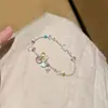 Retro estilo francés, completamente adornado con pedrería, pulsera llamativa, vintage, lujo ligero, exquisito, elegante, moderno, de nicho, joyería de alta gama para mujer