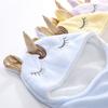 Comércio Exterior Transfronteiriço Novo Inverno Dupla Camada Flanela Unicórnio Cobertor Espessado Swaddle de Bebê Personalizado Dropshipping