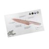 Juego de seis piezas de juego de cuchillos de paja de trigo de color, cuchillo de cocina, cuchillo para fruta, superficie de cuchillo antiadherente, juego de regalo boutique