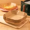 Papel Especial para Freidoras de Aire, Tapetes Absorbentes de Grasa para Hornear Casero, Láminas de Silicona para Hornear con Aceite, Papel de Aceite para Ollas, Tazones de Papel para Alimentos para Horno