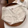 Estilo Fresco Ins Pastoral Lindo Estampado Agradable a la Piel Categoría A Algodón para Bebé Ropa Interior para Mujer Calzones tipo Boxer sin Costuras de Cintura Media para Mujer