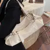 Bolsa Grande de Couro com Cera de Óleo Estilo Novo Transfronteiriça para Mulheres, Bolsa Tote de Nicho de Designer, Bolsa de Ombro com Grande Capacidade, Tendência