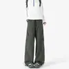 Pantalones casuales softshell personalizados/a prueba de tres (agua, viento, suciedad) para hombres y mujeres, estilo dopamina de otoño, multicolor, pantalones de trabajo rectos holgados para exteriores