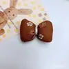 Otoño e Invierno Nuevo Tela de Café de Arroz Flor Lazo Puntos DIY Accesorios para Joyería Hecha a Mano Materiales Venta al por Mayor