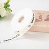 Fita de Fio Estilo Xiao Xiang Fita de Embalagem com Letra Inglesa Flores Brancas de Feliz Aniversário Fita de Embalagem