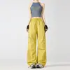 Pantalones de Trabajo Anchos Estilo Montaña para Hombre, Primavera y Verano Deportes al Aire Libre Casual Secado Rápido Pantalones Paracaidistas, Pantalones Tácticos de Pierna Recta para Senderismo para Mujer