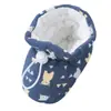 Zapatos de Algodón para Bebé Calcetines de Algodón Zapatos de Invierno para Recién Nacidos y Niños Pequeños Zapatos Gruesos Forrados de Felpa con Suela Suave para Niños y Niñas