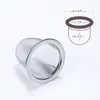 Colador de té Filtro de té Filtro para tetera Filtro de acero inoxidable Filtro de hojas de té Kung Fu Estilo japonés Pequeño Transparente