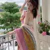 Atacado de fábrica xale de viagem estilo étnico capa de viagem xale lenço feminino Yunnan Xizang pastagem foto proteção solar