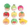 Figuras de Escritorio de Resina DIY Fruta Li Si Bolsas Sorpresa para Transmisiones en Vivo Muñecas Creativas de Dibujos Animados