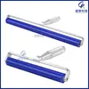 Mango de aluminio completo rodillo pegajoso de silicona rodillo antiestático rodillo para presionar película protectora de pantalla de teléfono móvil rodillo de goma de grado industrial rodillo de eliminación de polvo
